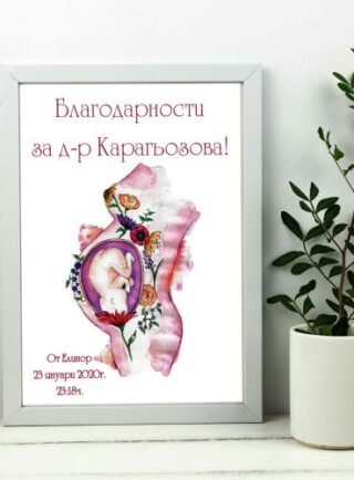 Персонализиран постер за изписване