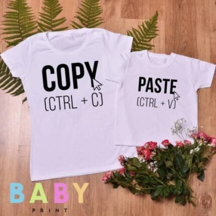 Сет тениски родител и дете - copy paste.