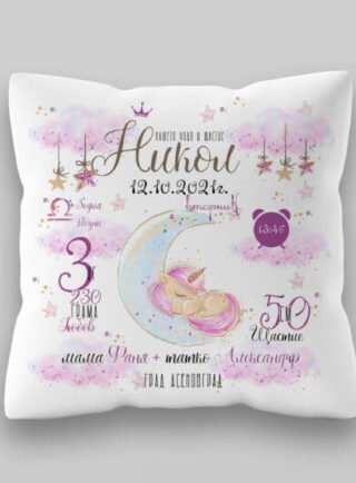 Персонализирана възглавница с име